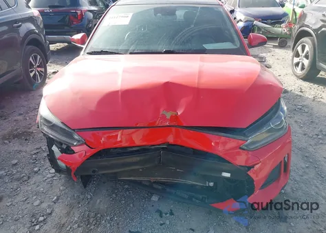 2019 Hyundai Veloster Premium z USA, uszkodzony, nr VIN KMHTG6AFXKU003770